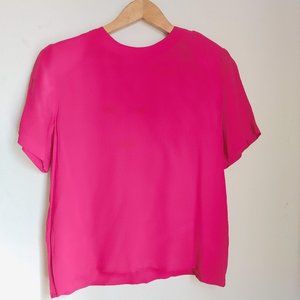 Vintage Anna and Frank Silk Red Blouse